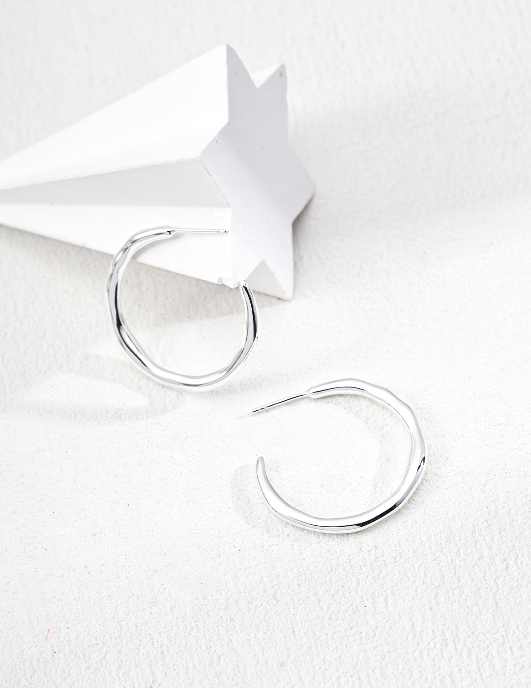 Sterling silver classic earrings, timeless minimalist jewelry for women