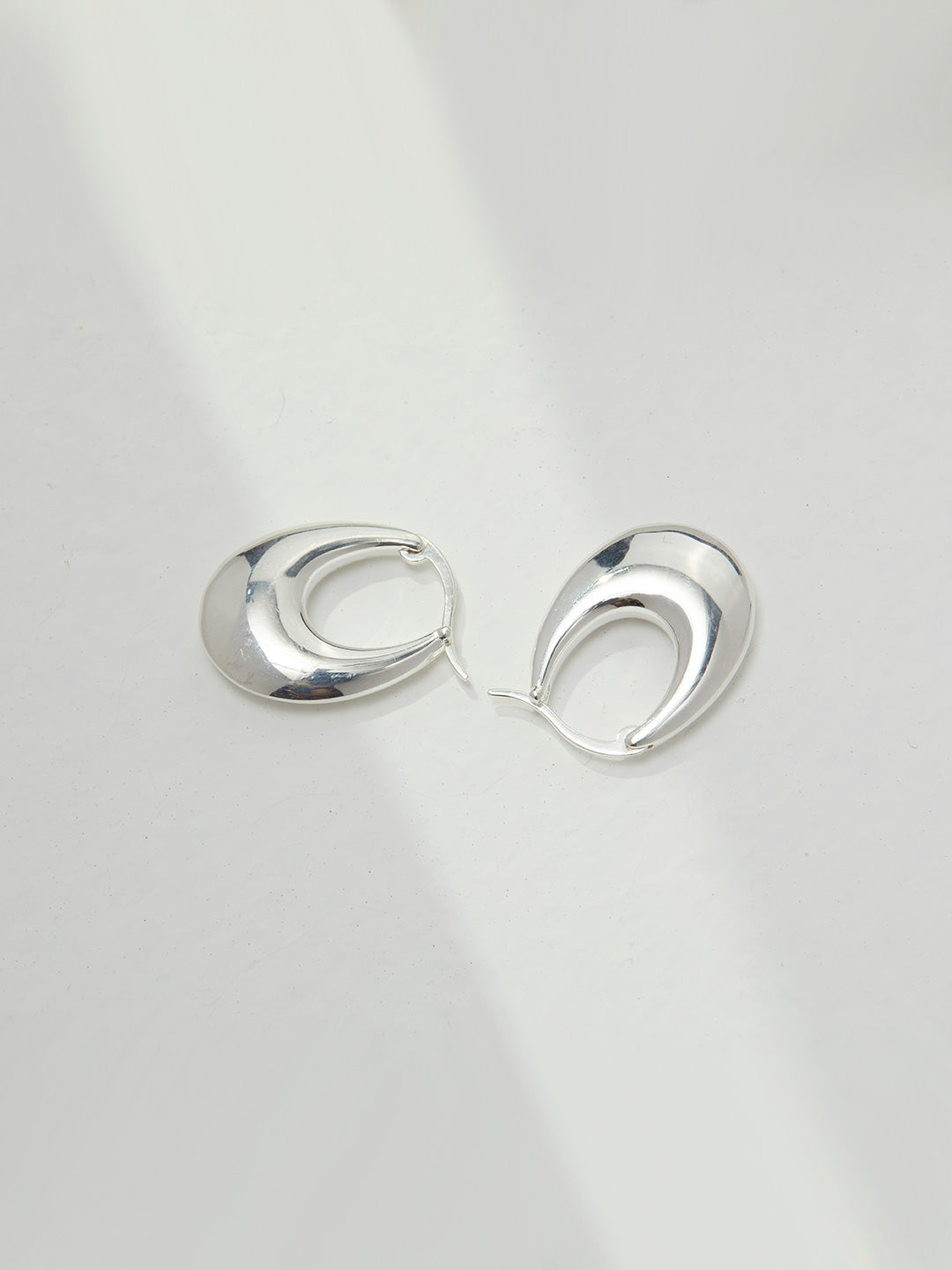Sterling silver classic hoop earrings, timeless everyday jewelry for women
