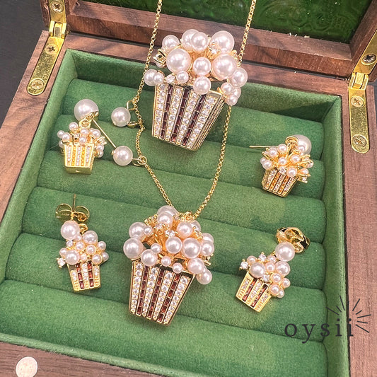 Whimsical Sky — Multicolor Umbrella Pendant Set