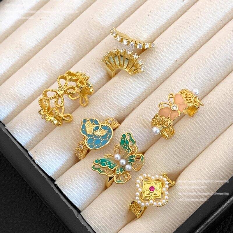 Gold Luxury Minimalist Ring Set