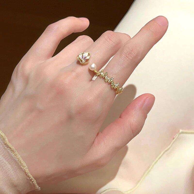 Minimalist Elegant Ring Set