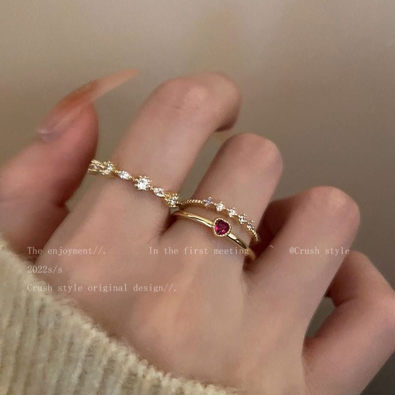 Sweetheart Ring Set of 3
