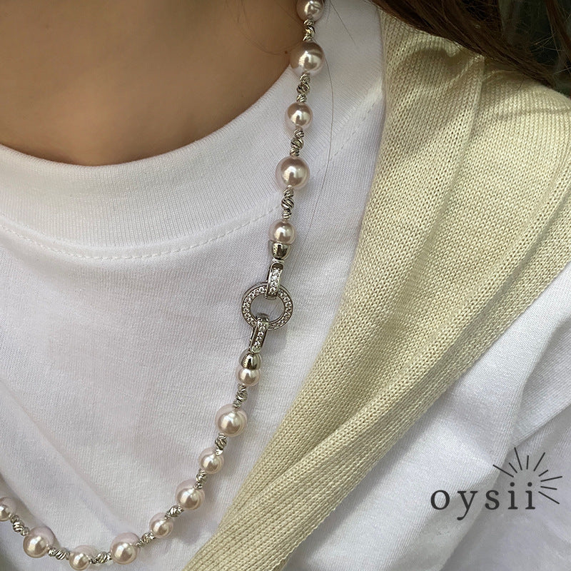 Rose Pearl – Manta Pearl Pendant Necklace