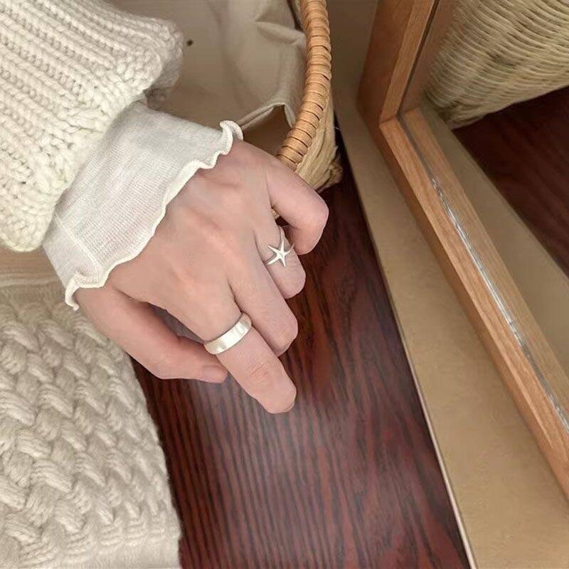 Starfish Brushed Ring