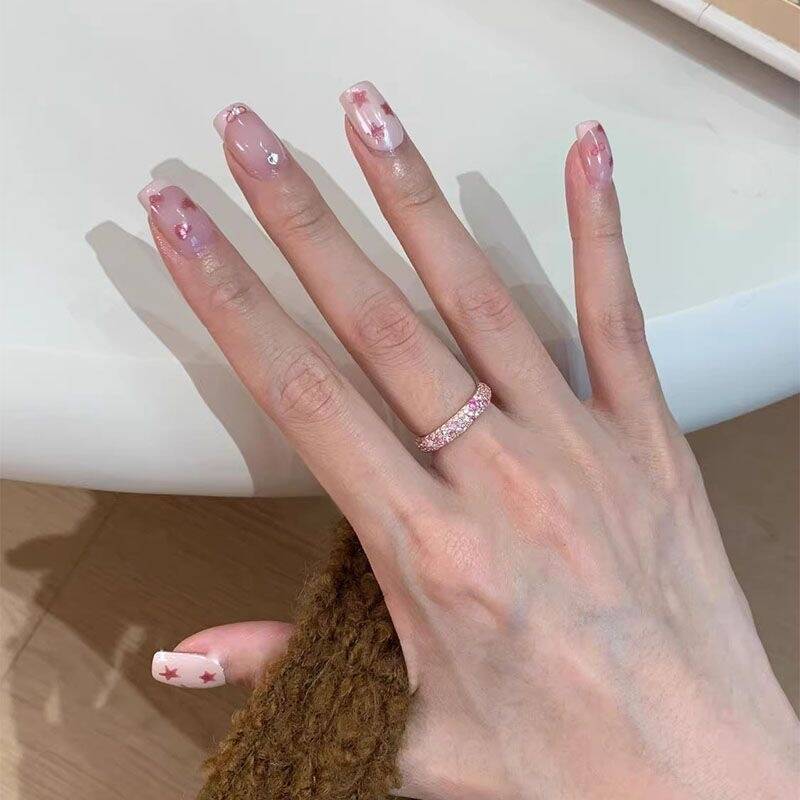 Dopamine Full Pavé Ring Set