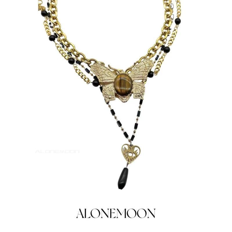 Punk Butterfly Necklace