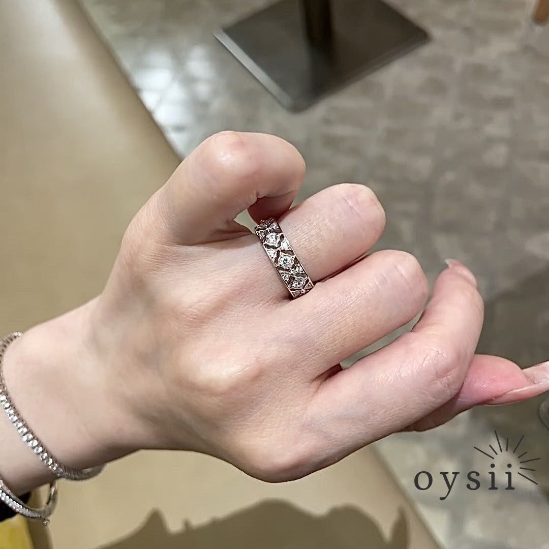 Floral Reverie — Vintage Openwork Flower Ring