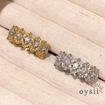 Regal Hollow – Filigree Zircon Ring