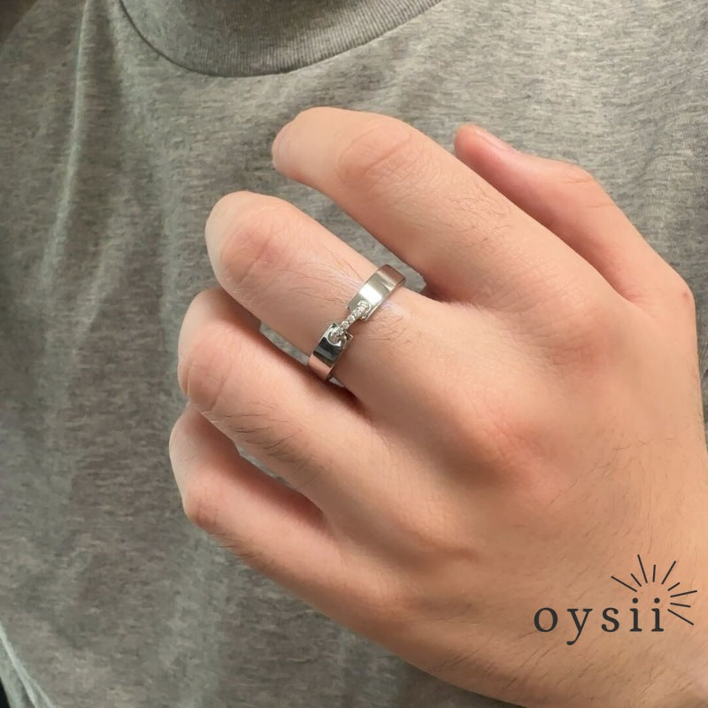 Eternal Bond — Vintage Full Diamond Couple Ring