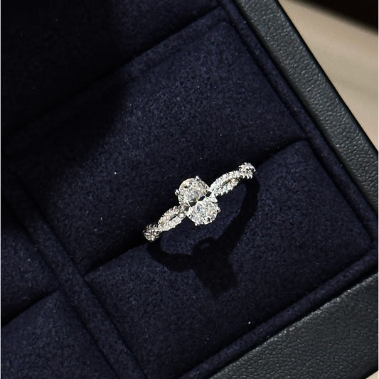 Twilight Waltz — S925 Silver Rotating Ballet Ring