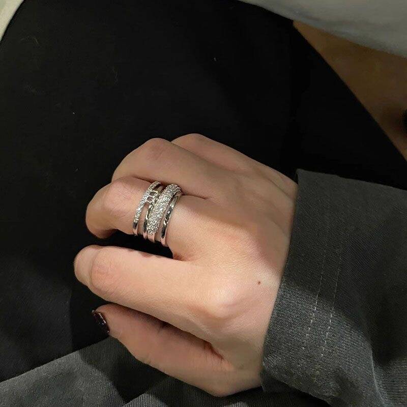 Double Layer Wrap Open Ring