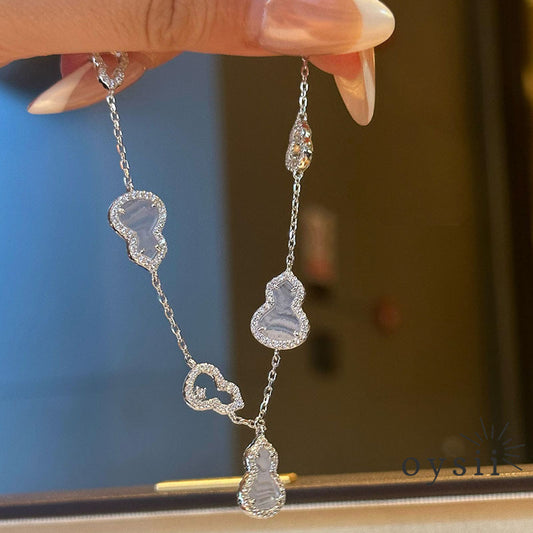 Crystal Fortune – Sparkling Gourd Adjustable Bracelet