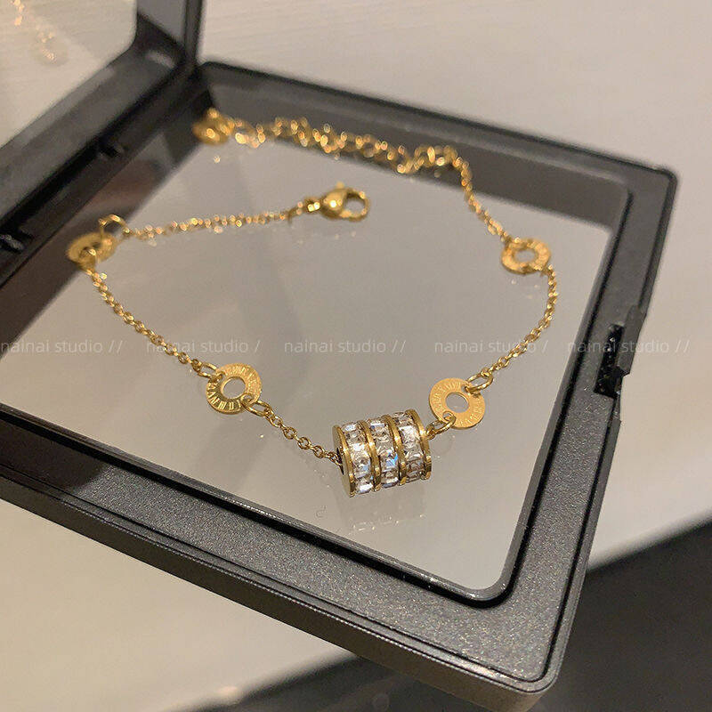 Gold Stainless Steel Bracelet Set