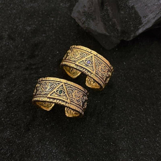 Zircon Evil Eye Ring