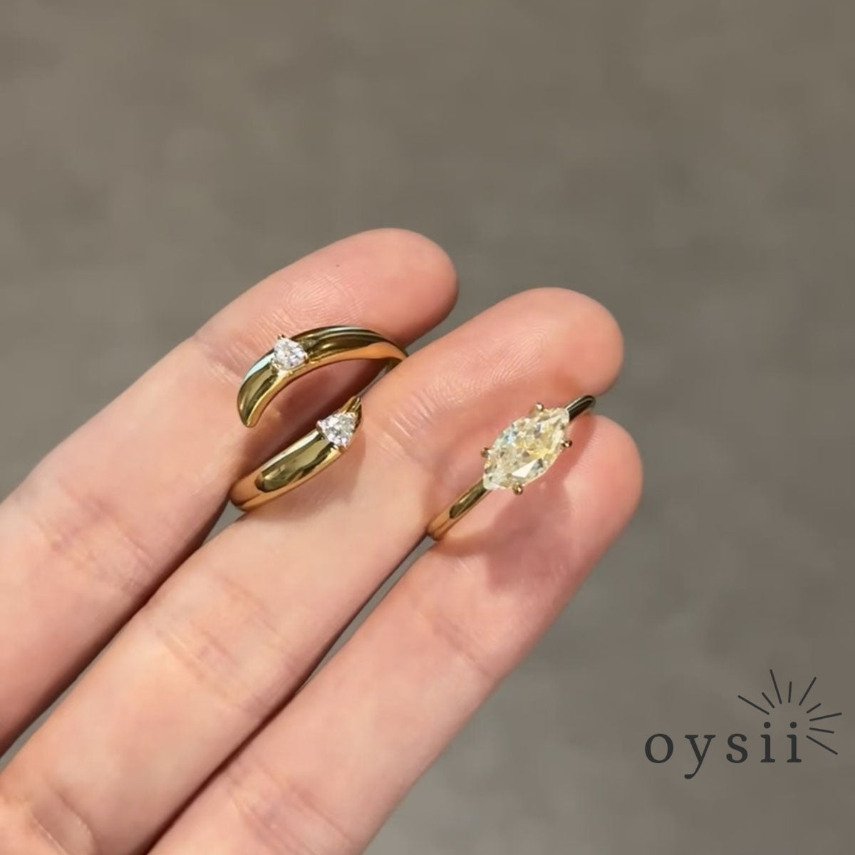 Dual Charm – Marquise Diamond Ring