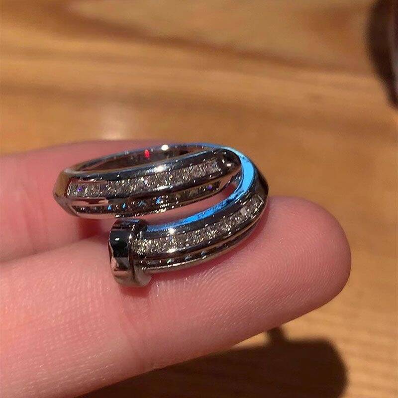 Cross Open Ring Set