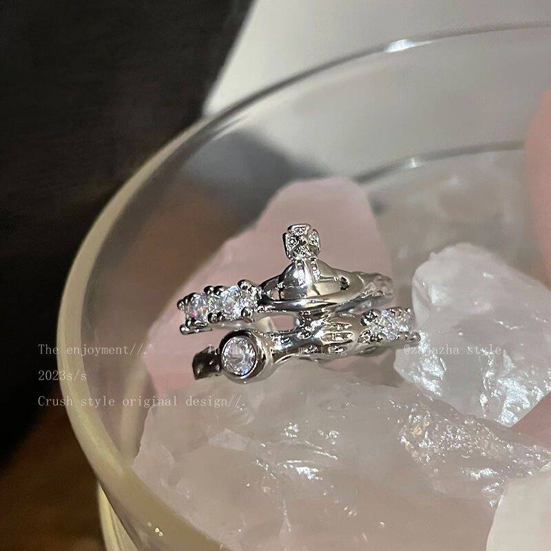 Planet Zircon Ring Set