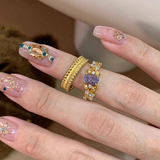 Vintage Bauhinia Open Ring