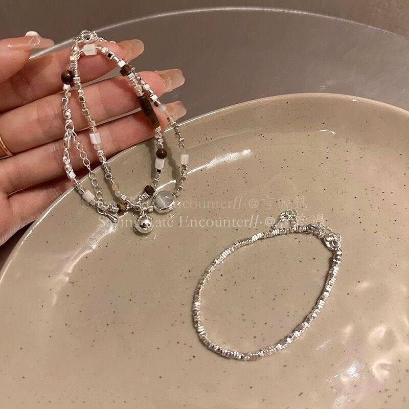 Cat’s Eye Stone & Silver Set of 3