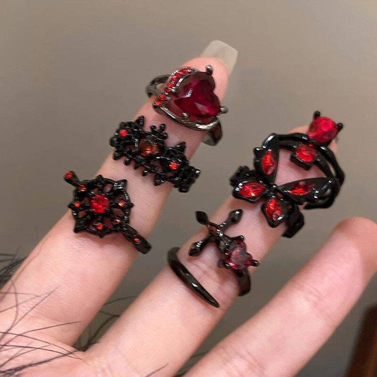 Forbidden Love Ring Set of 6