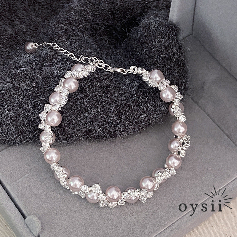 Pearl Glow – Pavé & Manta Pearl Bracelet