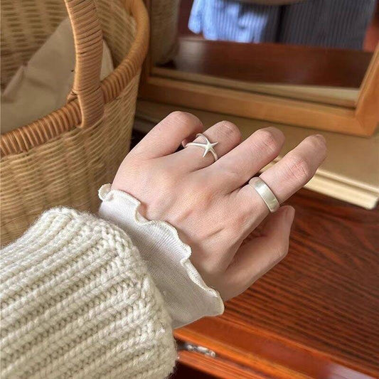 Starfish Brushed Ring