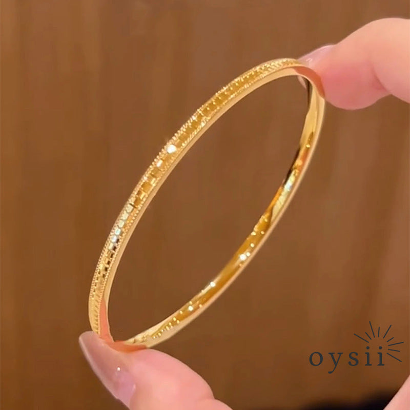 Frozen Prism – Laser Crystal Bangle