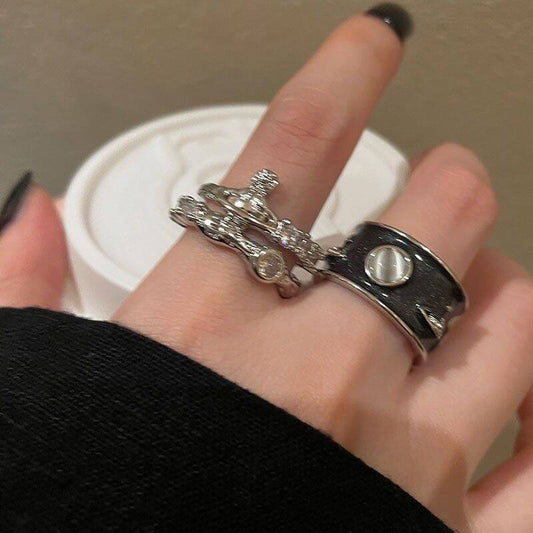 Planet Zircon Ring Set