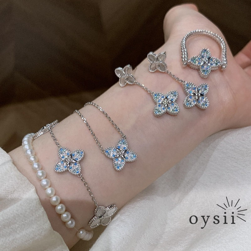 Lucky Mirage – Four-Leaf Clover Jewelry Set