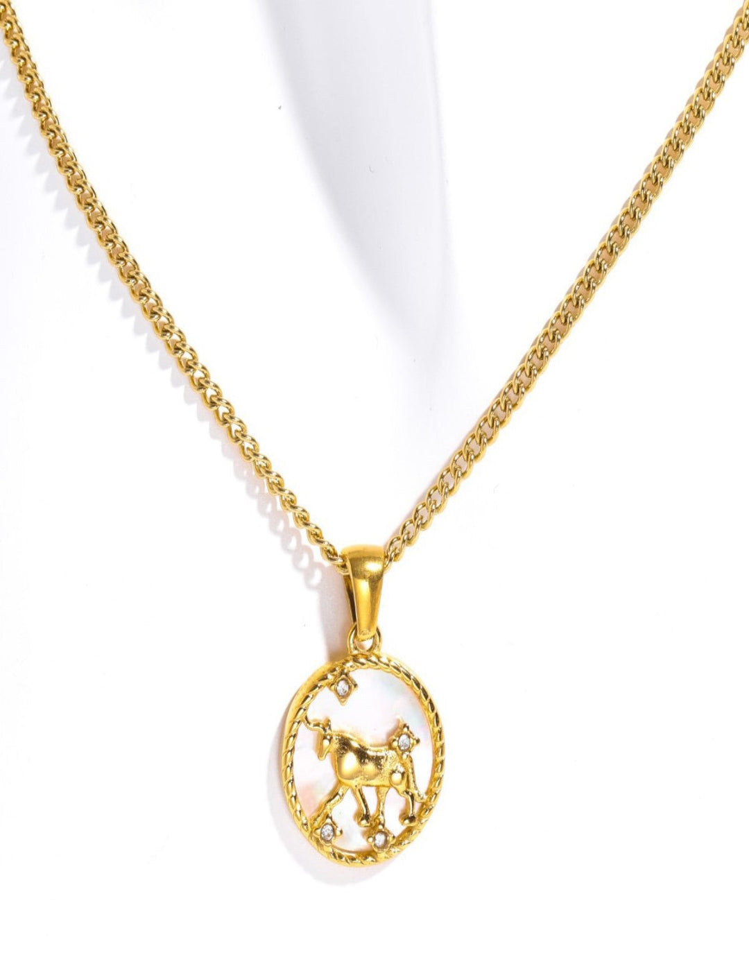 Taurus zodiac pendant featuring a sleek constellation design, ideal for astrology lovers and Taurus birthdays.