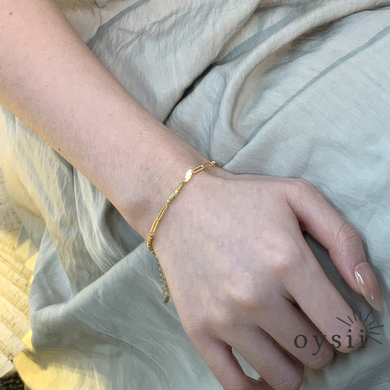 Golden Gleam – Shimmering Fragment Bracelet