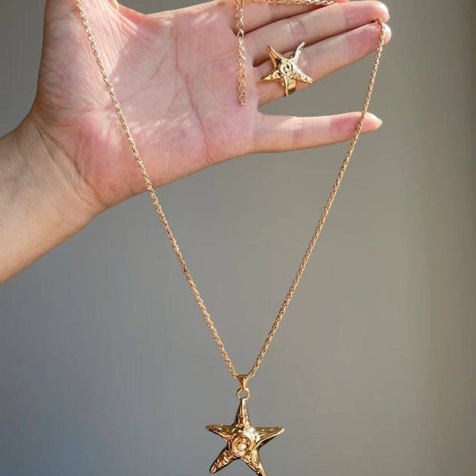 Starfish Necklace Set