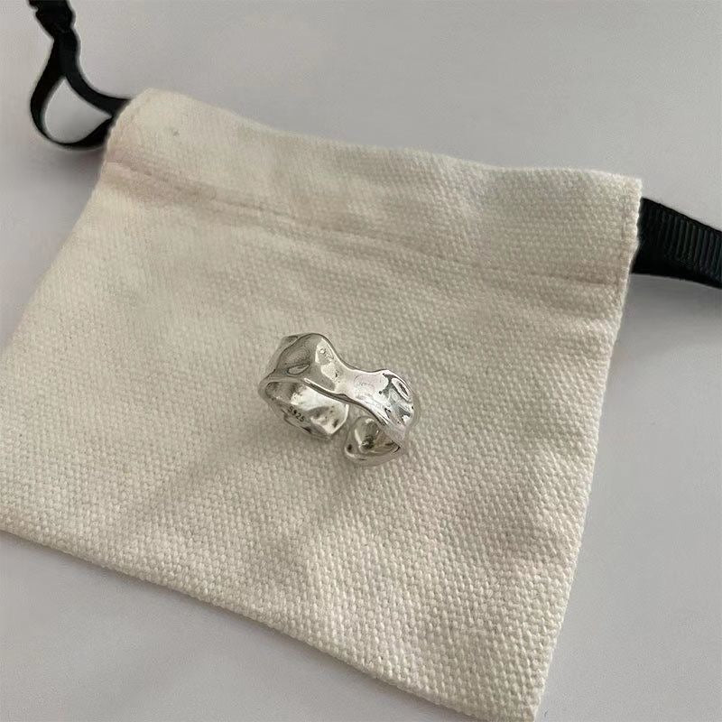 Irregular Square Band Ring
