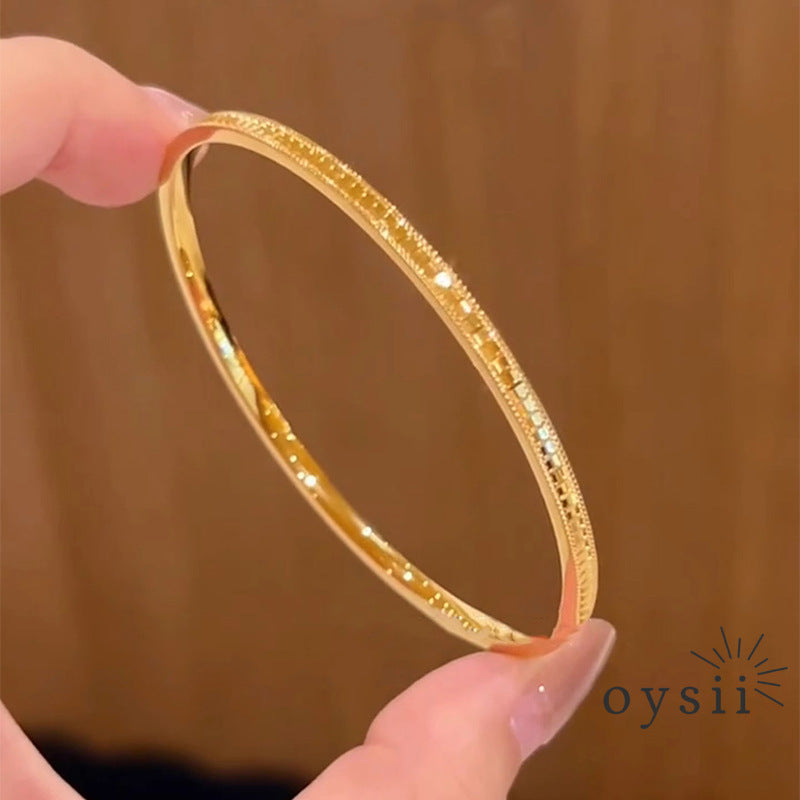 Frozen Prism – Laser Crystal Bangle