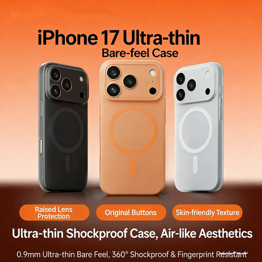 0.9mm Ultra-Slim Magnetic Case - Skin-Feel Edition