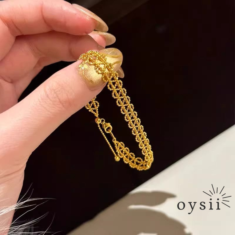 Ethereal Lace – Hollow Design Bracelet