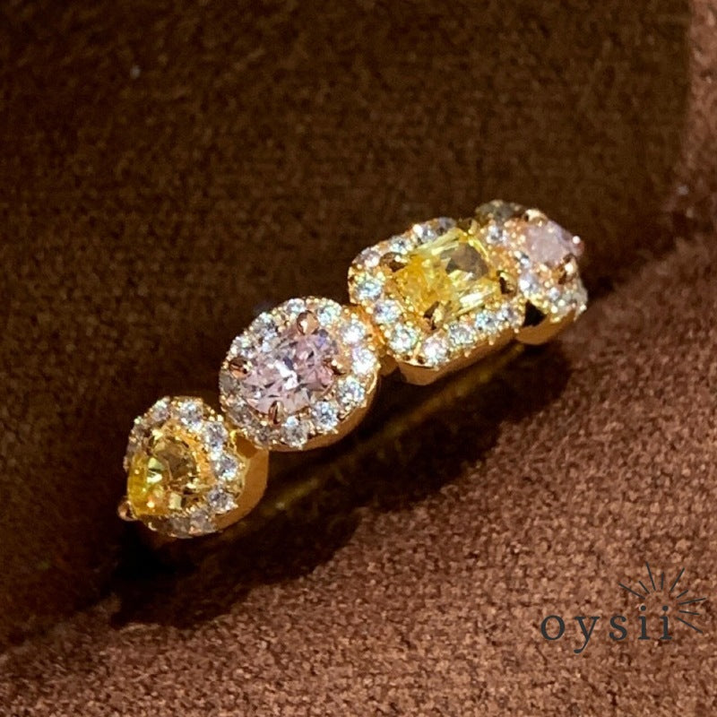 Radiant Elegance – Diamond Statement Ring