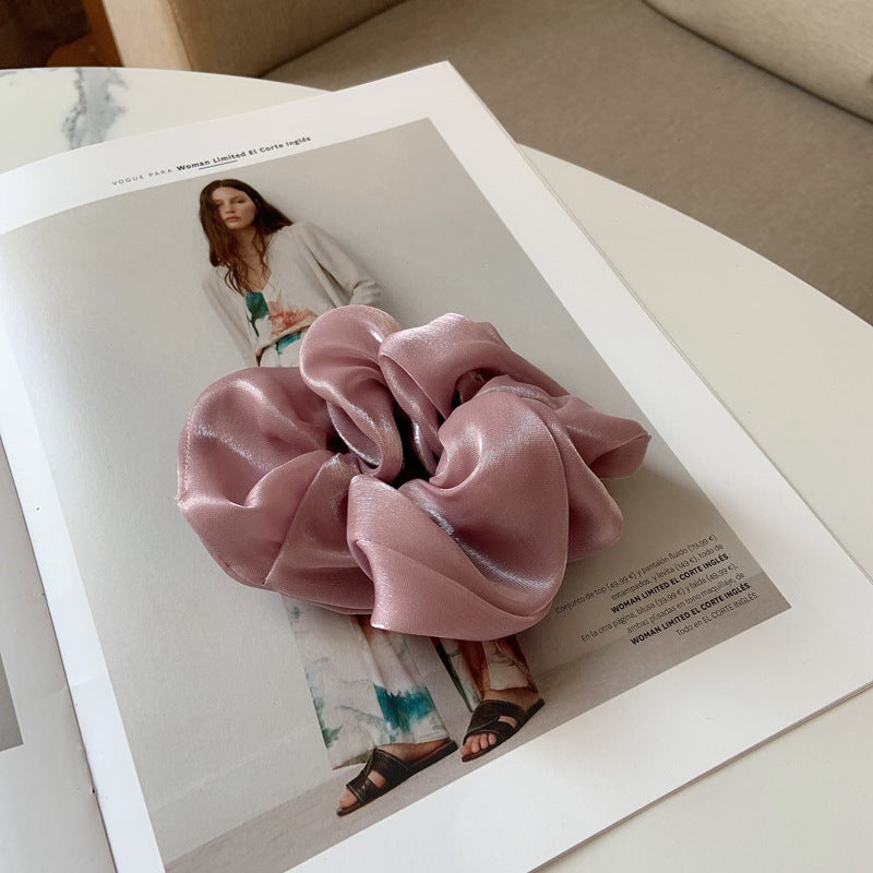 Shiny Satin Hair Scrunchie