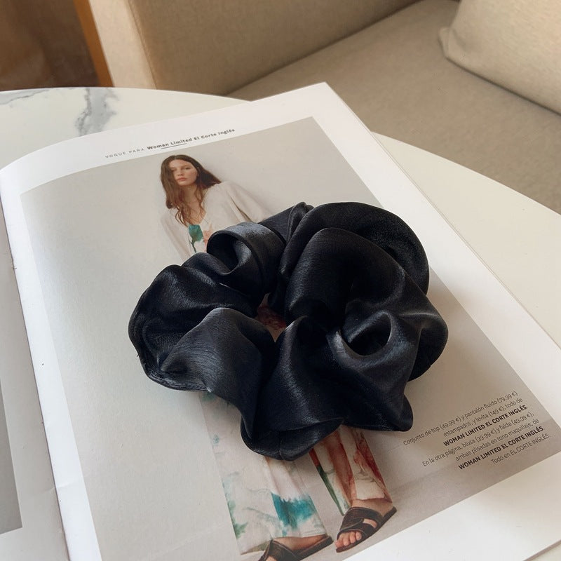 Shiny Satin Hair Scrunchie