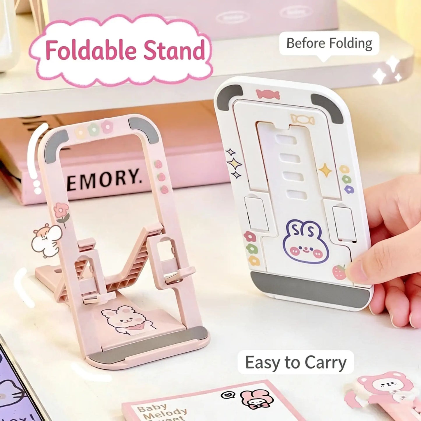 [GIFT] Universal Ultra-Thin Foldable Phone Stand - Portable & Multi-Angle