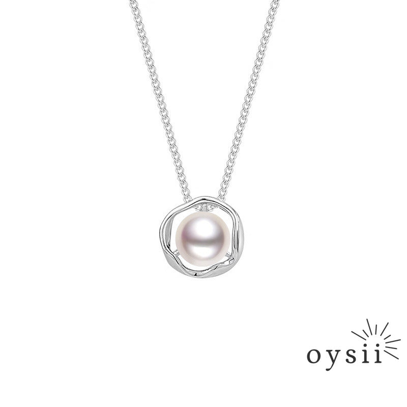 Paris Grace – S925 Silver Freshwater Pearl Necklace