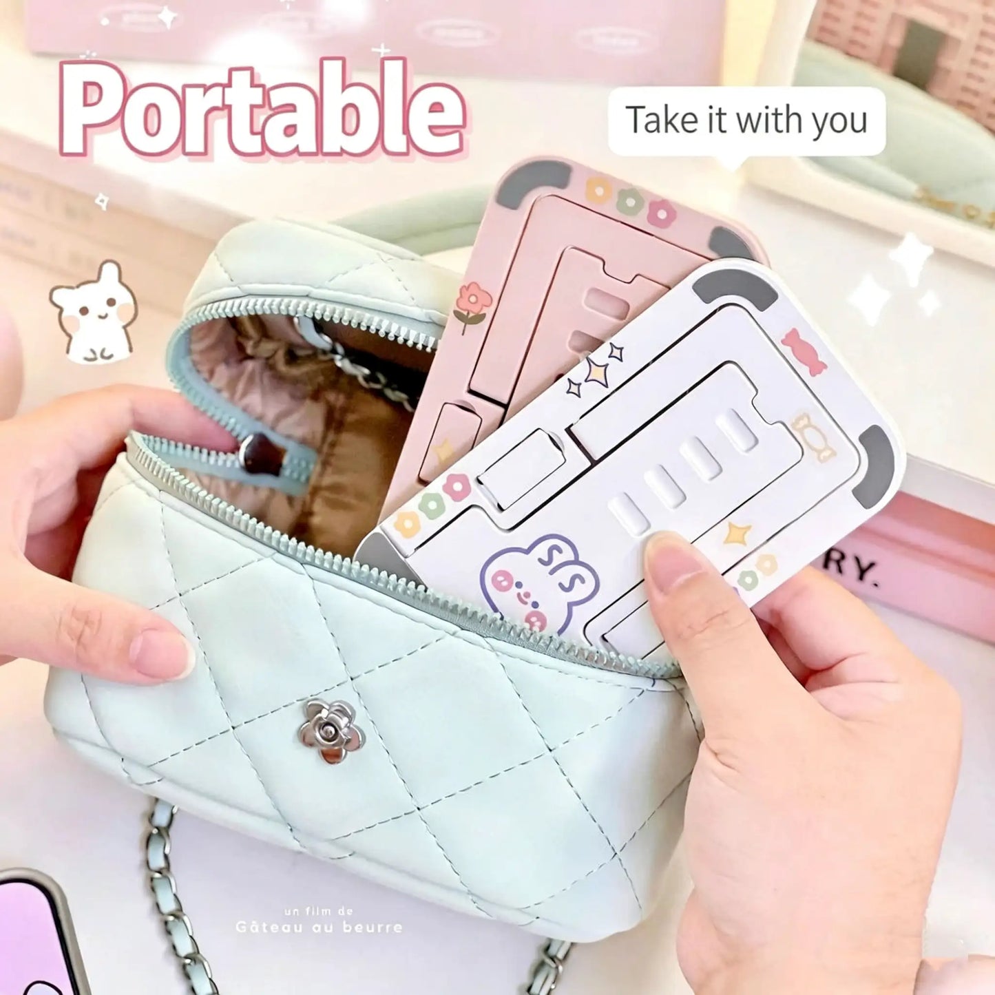 [GIFT] Universal Ultra-Thin Foldable Phone Stand - Portable & Multi-Angle