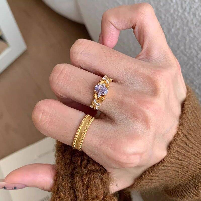 Vintage Bauhinia Open Ring