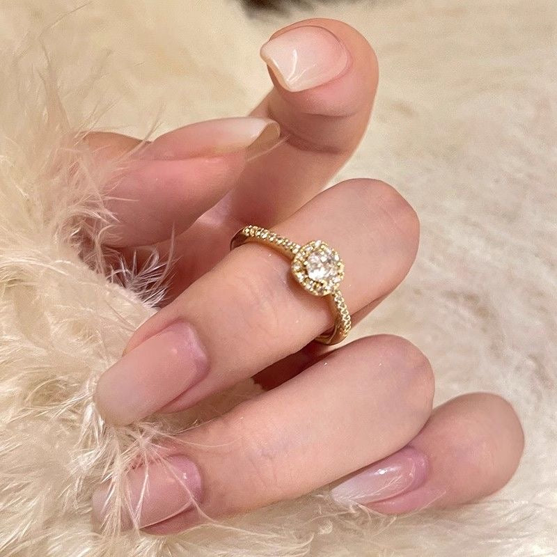 Luxury Sparkling Open Band Ring