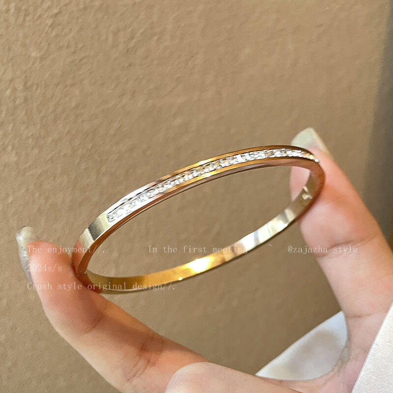 Rose Gold Stainless Steel Bracelet Set