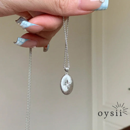 Stellar Bean – Matte Eight-Star Coffee Necklace