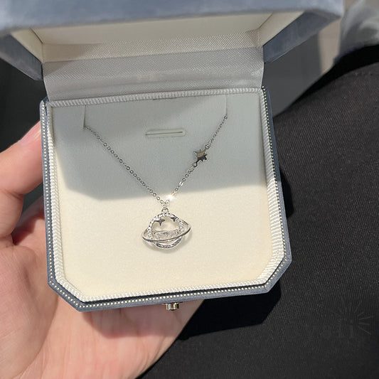 Stellar Dream — S925 Silver Galaxy Necklace