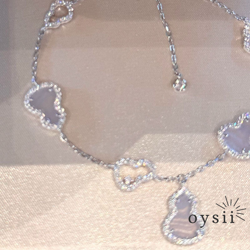 Crystal Fortune – Sparkling Gourd Adjustable Bracelet