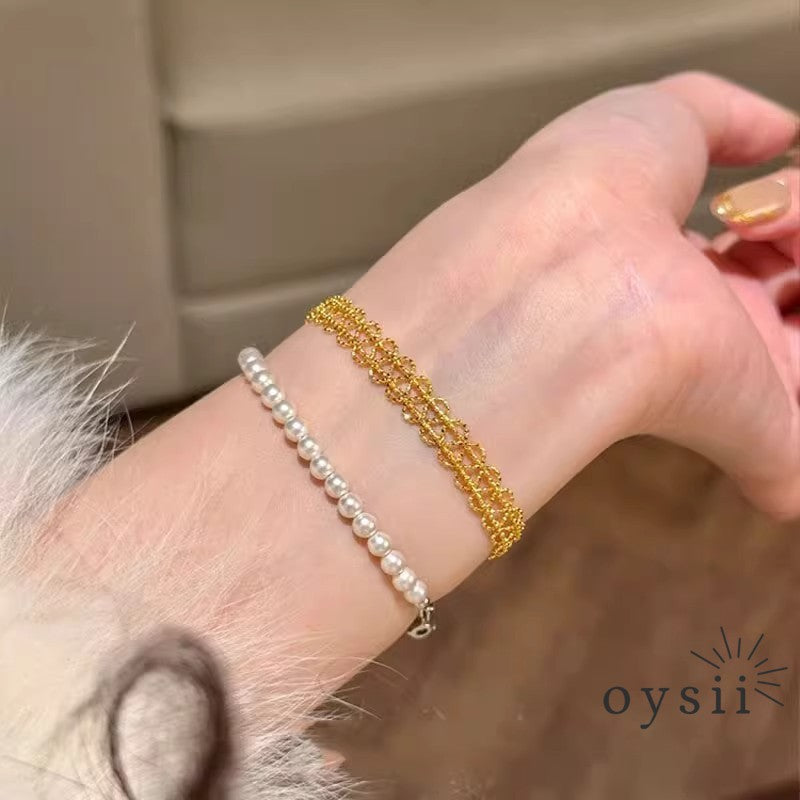 Ethereal Lace – Hollow Design Bracelet