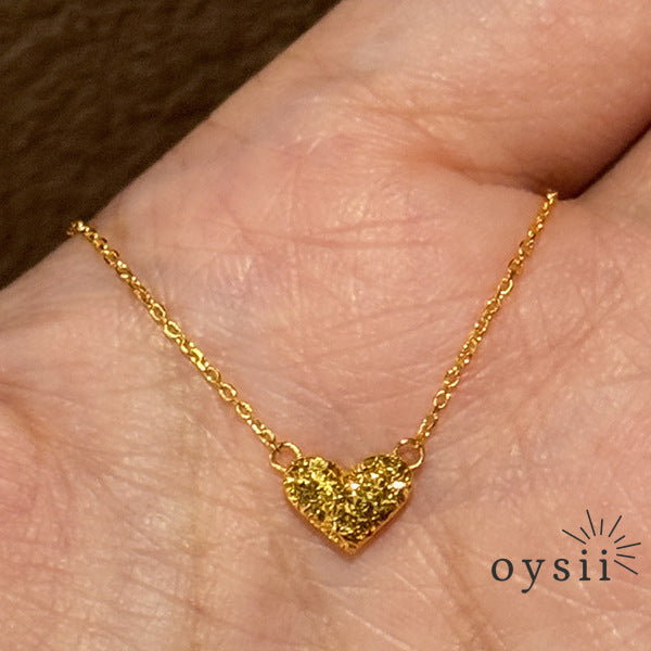 Gleaming Heart – Sparkling Love Necklace